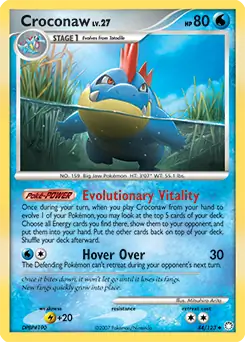 Croconaw 44 - Mysterious Treasures Pokesingles