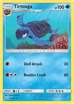 Tirtouga 44/236- Unified Minds Pokesingles