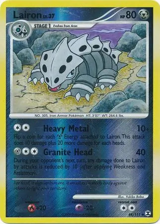 Lairon Reverse Holo 44 - Rising Rivals Pokesingles