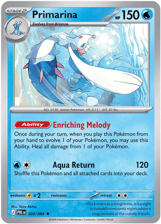 Primarina 020/084 Holo - Pitch Black
