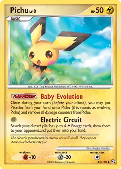 Pichu 45 - Stormfront Pokesingles