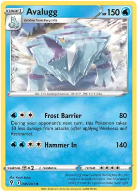 Avalugg 045, Evolving Skies | Sword & Shield, , 5.00 kr, Pokesingles. Kjøp pokemon kort til lave priser hos oss.