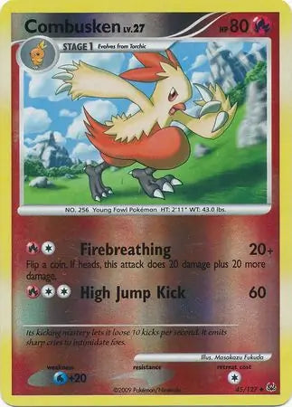 Combusken Reverse Holo 45 - Platinum Pokesingles