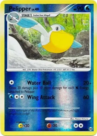 Pelipper Reverse Holo 45 - Arceus Pokesingles