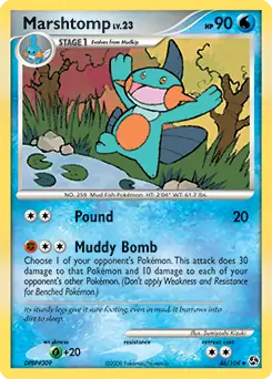Marshtomp 46 - Great Encounters Pokesingles