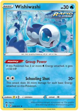 Wishiwashi 046, Evolving Skies | Sword & Shield, , 5.00 kr, Pokesingles. Kjøp pokemon kort til lave priser hos oss.