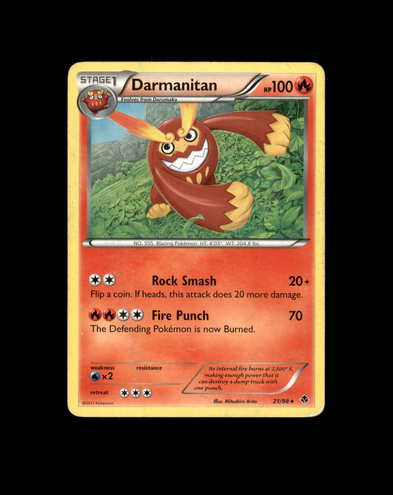 *SE BILDE FOR TILSTAND* Darmanitan #21 Pokemon Emerging Powers Pokesingles