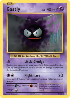 Gastly 47 - Evolutions Pokesingles