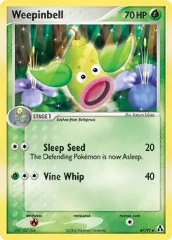 Weepinbell 47 - Legend Maker Pokesingles