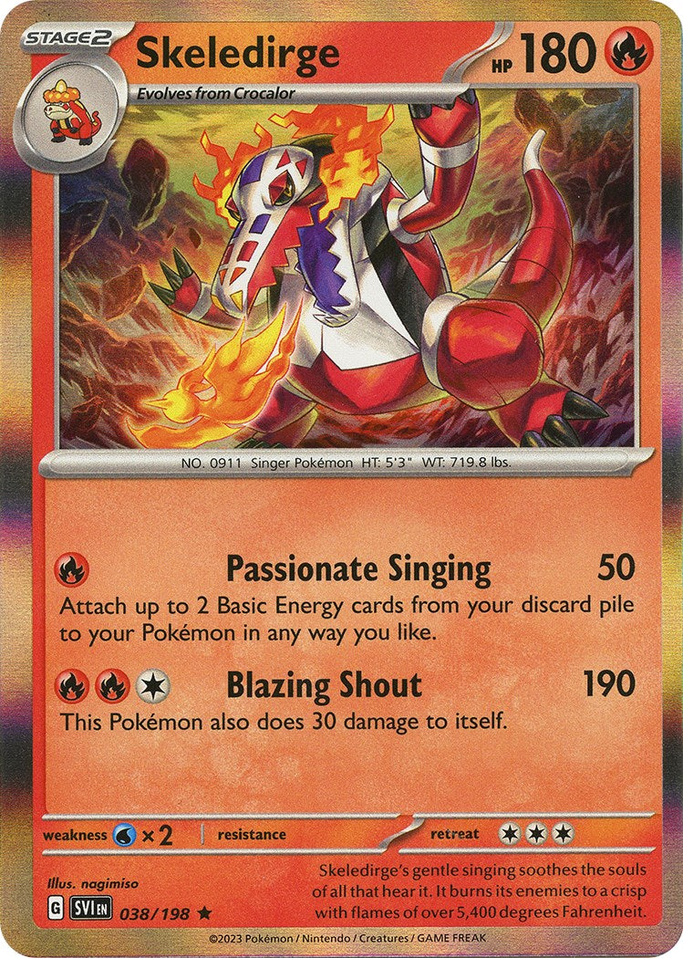Skeledirge 038 - SV01: Scarlet & Violet Base Set - Holofoil