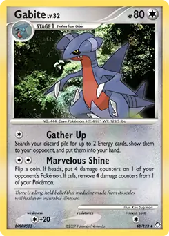 Gabite 48 - Mysterious Treasures Pokesingles
