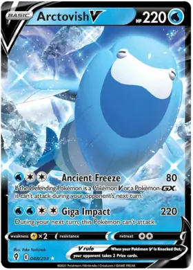 Arctovish V 048, Evolving Skies | Sword & Shield, v, 5.00 kr, Pokesingles. Kjøp pokemon kort til lave priser hos oss.