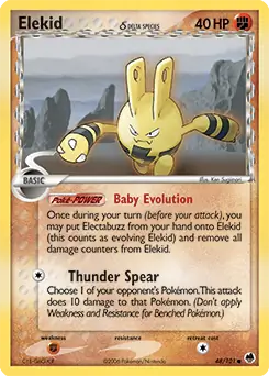 Elekid 48 - Dragon Frontiers Pokesingles