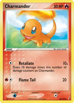 Charmander 48 - Crystal Guardians Pokesingles