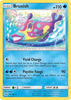 Bruxish 48 - Sun & Moon Base Pokesingles