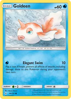 Goldeen 48 - Unbroken Bonds Pokesingles