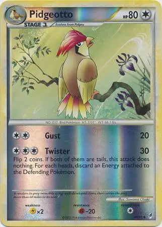 Pidgeotto Reverse Holo 48 - Call of Legends Pokesingles