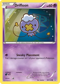 Drifloon 49 - Dragons Exalted Pokesingles
