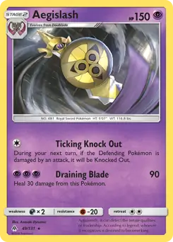 Aegislash 49 - Forbidden Light Pokesingles