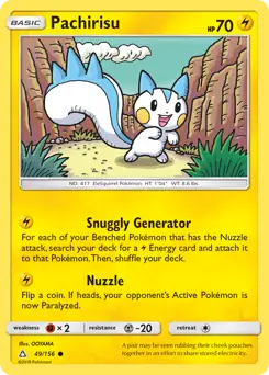 Pachirisu 49 - Ultra Prism Pokesingles