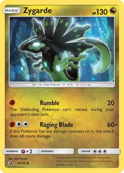 Zygarde 49 - Dragon Majesty Pokesingles