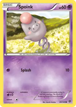 Spoink 49 - XY Base Pokesingles
