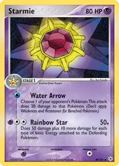 Starmie 49 - Hidden Legends Pokesingles