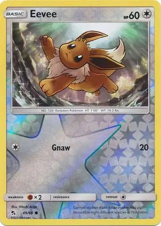Eevee Reverse Holo 49, Hidden Fates | Sun & Moon, reverse, 5.00 kr, Pokesingles. Kjøp pokemon kort til lave priser hos oss.