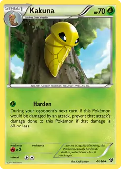 Kakuna 4 - XY Base Pokesingles