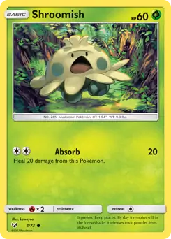 Shroomish 4 - Shining Legends Pokesingles