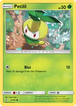 Petilil 4 - Guardians Rising Pokesingles