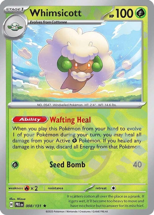 Whimsicott (Master Ball Pattern) 8 - Prismatic Evolutions