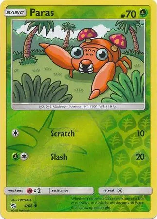 Paras Reverse Holo 4, Hidden Fates | Sun & Moon, ex, 5.00 kr, Pokesingles. Kjøp pokemon kort til lave priser hos oss.