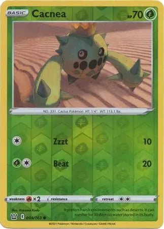 Cacnea Reverse Holo 004 - Battle Styles