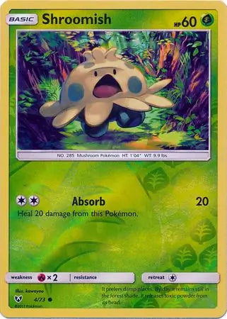 Shroomish Reverse Holo 4 - Shining Legends Pokesingles