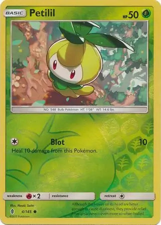 Petilil Reverse Holo 4 - Guardians Rising Pokesingles