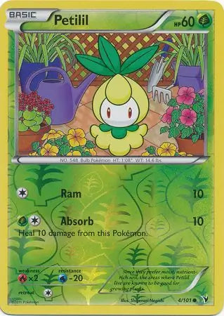 Petilil Reverse Holo 4 - Noble Victories Pokesingles