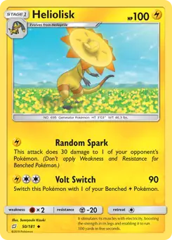 Heliolisk 50 - Team Up Pokesingles