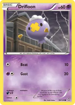 Drifloon 50 - Dragons Exalted Pokesingles