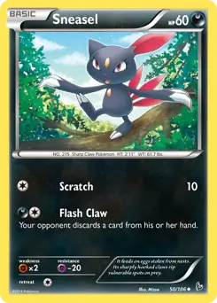 Sneasel 50 - Flashfire Pokesingles
