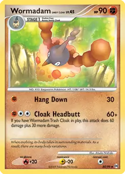 Wormadam Sandy Cloak 50 - Arceus Pokesingles