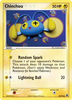 Chinchou 50 - Legend Maker Pokesingles