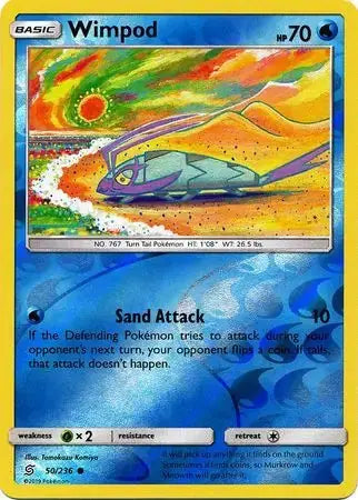 Wimpod Reverse Holo 50/236 - Unified Minds Pokesingles