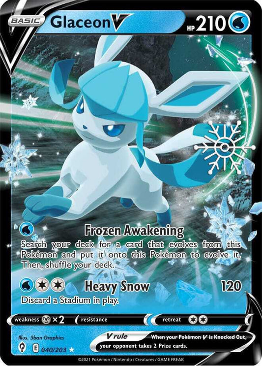 Glaceon V 040 (Holiday Calendar)