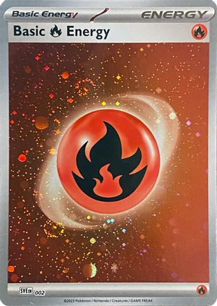 Basic Fire Energy (Cosmos Holo) - 002, 151 | Scarlet & Violet, , 12.00 kr, Pokesingles. Kjøp pokemon kort til lave priser hos oss.