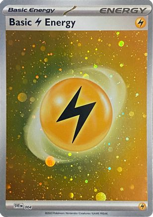 Basic Lightning Energy (Cosmos Holo) - 004, 151 | Scarlet & Violet, , 12.00 kr, Pokesingles. Kjøp pokemon kort til lave priser hos oss.