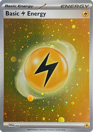 Basic Lightning Energy (Cosmos Holo) - 004, 151 | Scarlet & Violet, , 12.00 kr, Pokesingles. Kjøp pokemon kort til lave priser hos oss.