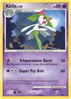 Kirlia 51 - Platinum Pokesingles