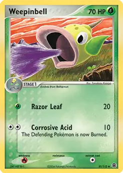 Weepinbell 51 - Fire Red Leaf Green Pokesingles