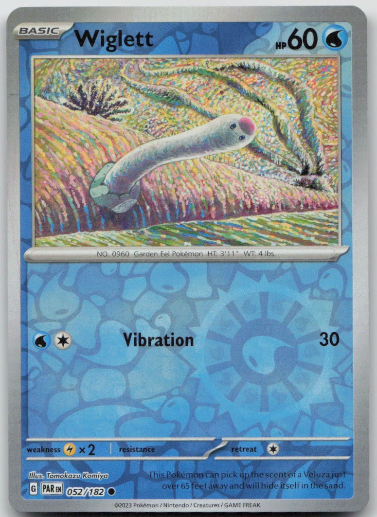 Wiglett 052 (Reverse Holofoil) - SV04: Paradox Rift